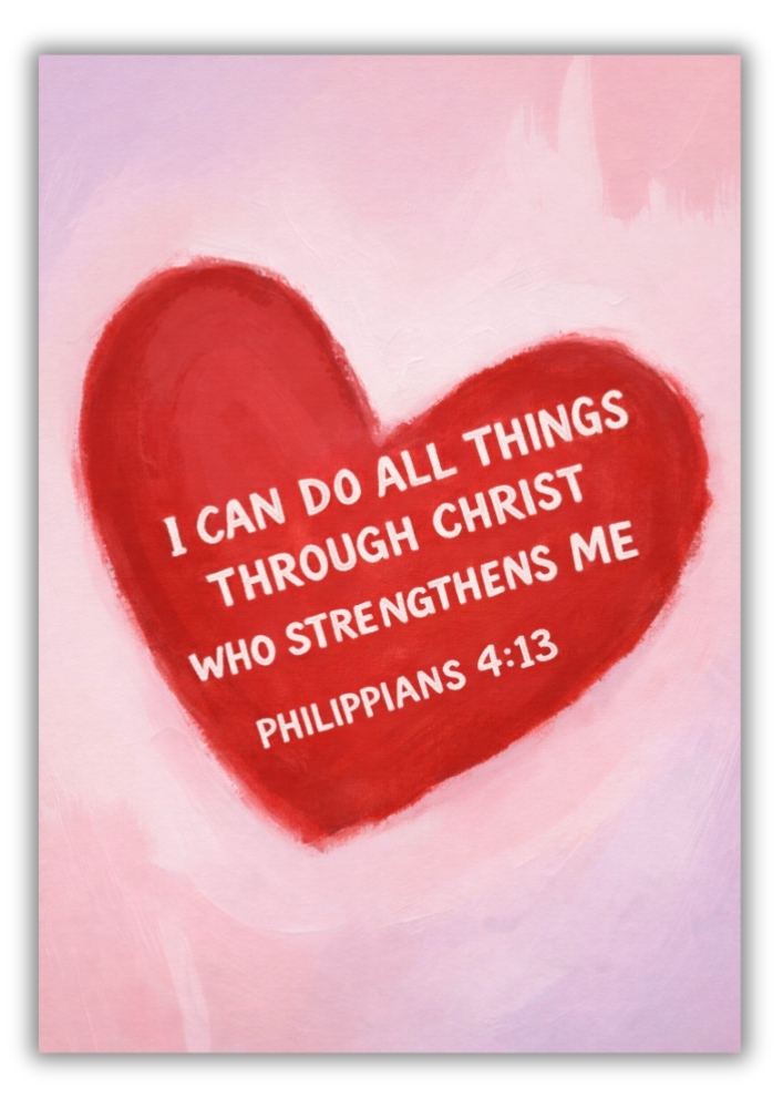 Philippians 4:13 Art Print| Christian Home Decor - Image 3