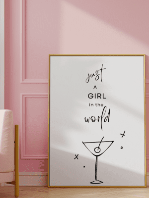 Just a Girl in the World Art Print