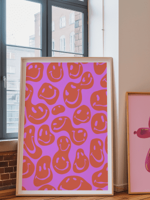 Wavy Joy Dopamine Art Print