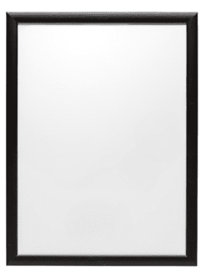 A3 Sleek Black Wooden Picture/Poster Frame