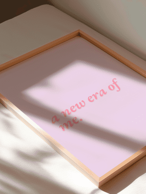 A New Era of Me Poster - Inspirational Wall Art for Personal Growth