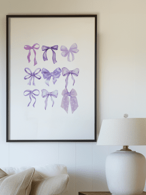 Lavender Coquette Aesthetic Wall Decor