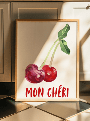Mon Chéri Cherry Print