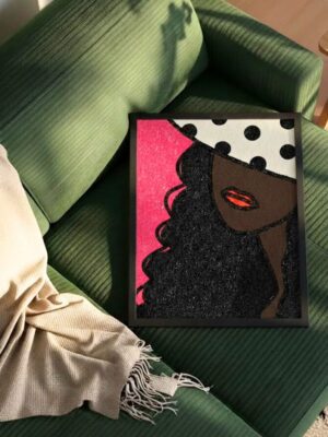 Mysterious Babe| Black Woman Pop Art Print