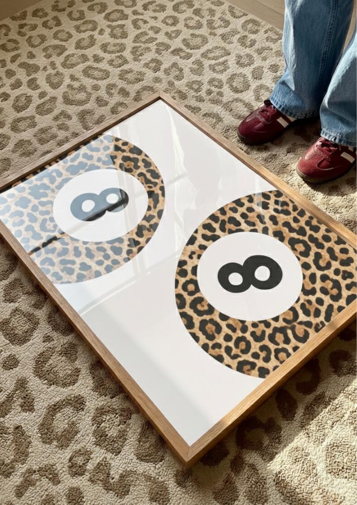 Leopard Print 8 Ball Art Print