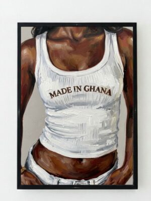 Made in Ghana Art Print - Cultural Pride African Poster